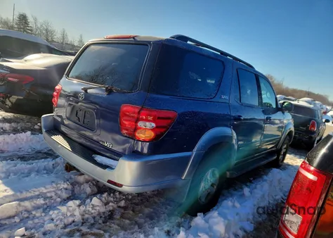 2004 Toyota Sequoia Sr5 z USA, uszkodzony, nr VIN 5TDBT44A24S231947